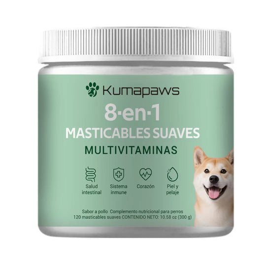 Multivitaminas masticables blandas 8 en 1 KumaPaws